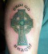 celtic cross tattoos on arm